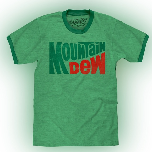 Mountain Dew ringer t-shirt - size xl by TeeLuv - Picture 3 of 8